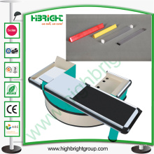 Plastic Lane Divider para Cash Table Desk